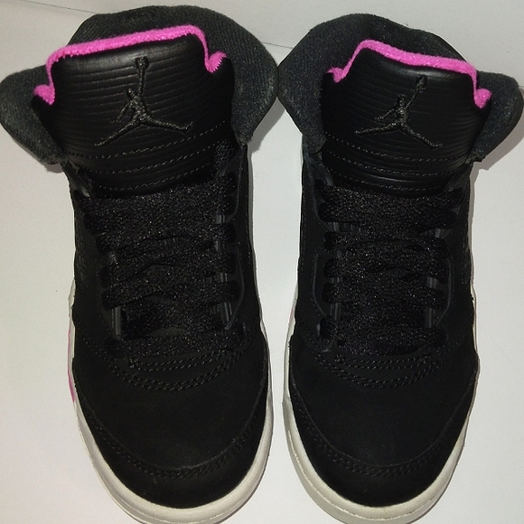 MUST SEE! Like New 2017 Kids Nike Jordan Retro 5 Pre-school kids 11c sneakers - Picture 6 of 16